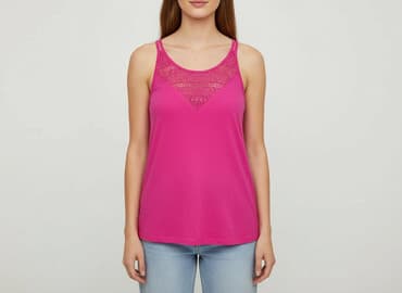 lidl top z wbudowanym biustonoszem: Esmara, Top damski, rozmiar S — 7