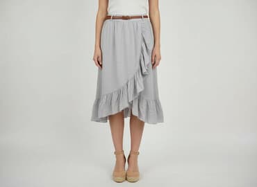 plisowane spódnice szara: Unisono, Spódnica damska, rozmiar S — 6