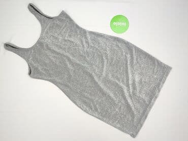 srebrna sukienka na wesele: Sukienka damska, XL — 2