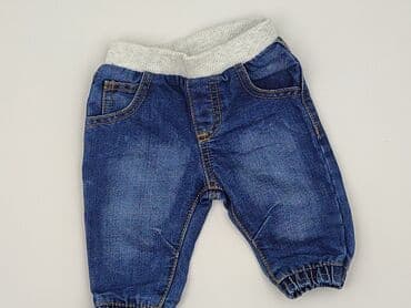 name it kombinezon softshell: Spodnie jeansowe, F&F, 1-3 m, stan - Bardzo dobry — 1