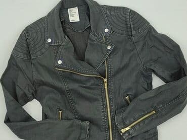 c a kurtka skórzana damska: H&M, Kurtka jeansowa damska, rozmiar XS — 2