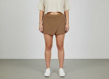 krótkie spodenki welurowe: Szorty damskie, rozmiar XL — 7