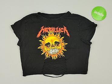 primark metallica: Cropp, Top damski, rozmiar L — 2