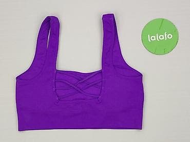 lycry: Fioletowy top sportowy dla kobiet - Typ: biustonosz sportowy/top — 3