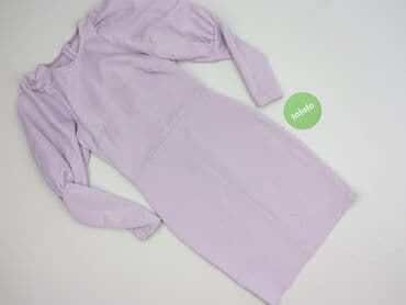 liliowy garnitur damski: Sukienka damska, rozmiar S — 2