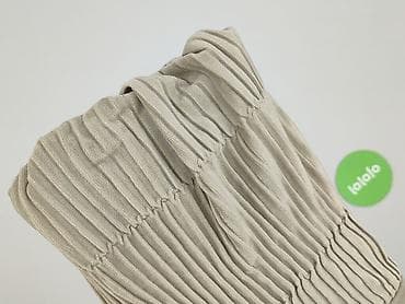 satyna na metry: Spódnica plisowana, unisex, w kolorze beżowym/piaskowym. - Krój — 4
