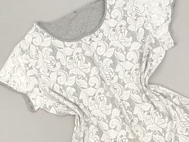 eleganckie bluzki wieczorowe plus size: Bluzka damska, 5XL — 1