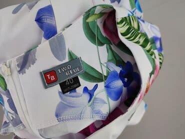 sukienka garniturowa biala: Blue, Sukienka damska, rozmiar L — 7