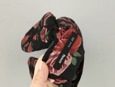 czarne bluzki z bufiastymi rękawami: Reserved, Women's blouse, size XS — 5