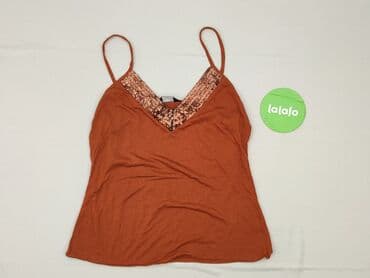 złota bluzka cekinowa: Florence + Fred, T-shirt damski, rozmiar M — 2