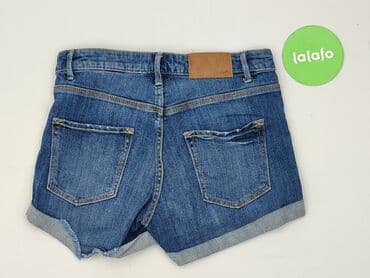 hm krótkie spodenki dzins low waist: H&M, Szorty damskie, rozmiar M — 3