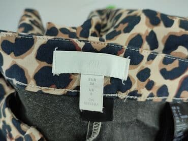 spodnie w krowie łaty zalando: H&M, Spodnie materiałowe damskie, S — 4