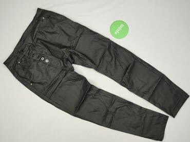 włoskie ubrania plus size: Spodnie materiałowe damskie, rozmiar XL — 2