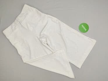 biale szerokie jeansy: Pimkie, Spodnie materiałowe damskie, rozmiar M — 3