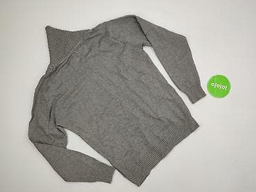 sweter szary: Sweter damski, rozmiar M — 3