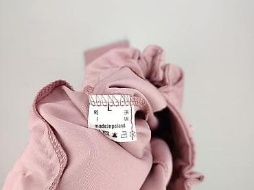 cargo wide leg: Spodnie materiałowe damskie, rozmiar L — 4