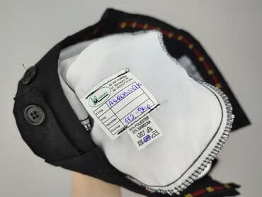 sinsay spodnie czarne z wysokim stanem: Suit pants for men, size S — 4