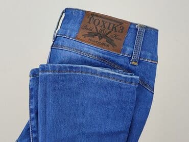 woskowane legginsy z wysokim stanem zara: Toxik3, Jeansy damskie, rozmiar M — 6