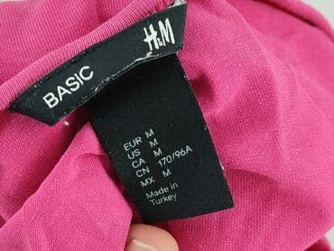 bawełniane t shirty: H&M Basic, Top damski, rozmiar M — 5