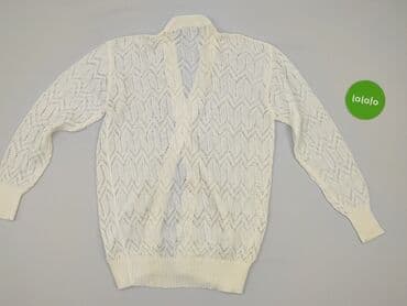 sweter z dekoltem v: Kardigan damski, rozmiar M — 3