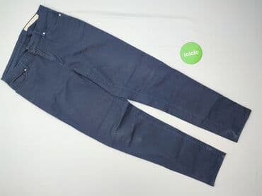 jeansy plus size wysoki stan: Esmara, Spodnie materiałowe damskie, M — 3