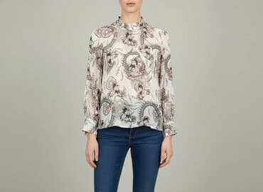 reserved biale bluzki: White Stuff, Bluzka damska, L — 7