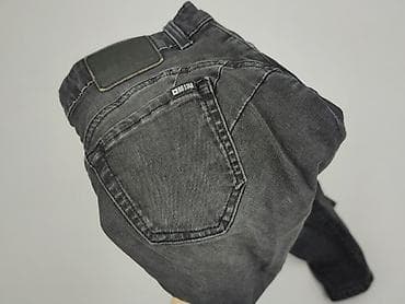 czarne converse na platformie: Jeansy damskie, rozmiar S — 7