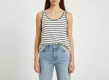białe body bershka: Bershka, T-shirt damski, rozmiar S — 7
