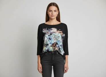 bluzki z printem: Bluzka damska, rozmiar S — 6