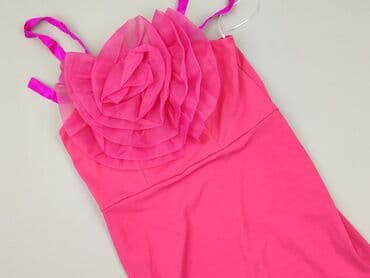 różowa satynowa sukienki: Sukienka damska, rozmiar S — 1