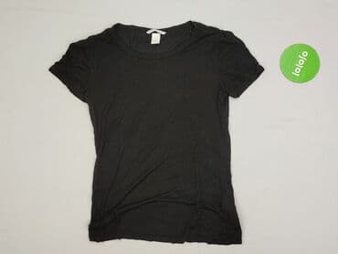 t shirt i marynarka: H&M Basic, T-shirt damski, rozmiar XS — 2