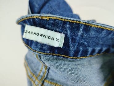 jeansy skater damskie: SZACHOWNICA, Jeansy damskie, rozmiar XL — 4