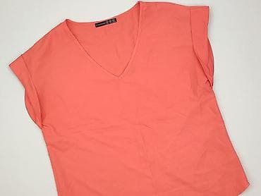 chabrowa bluzki plus size: Atmosphere, T-shirt damski, rozmiar L — 1