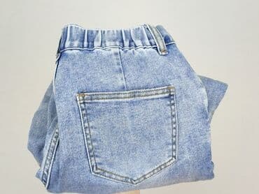 woskowane jeansy z wysokim stanem: Jeansy damskie, rozmiar M — 5