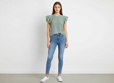 shein czarne bluzki: Shein, Bluzka damska, rozmiar S — 7