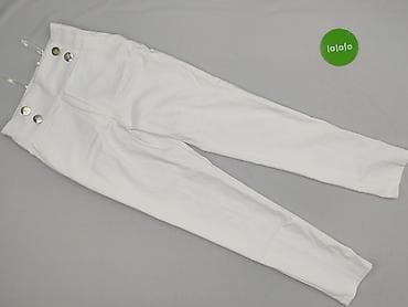 biale trampki ccc: Spodnie materiałowe damskie, rozmiar S — 2