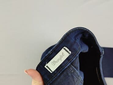 legginsy woskowane wysoki stan: Wrangler, Jeansy damskie, rozmiar L — 4