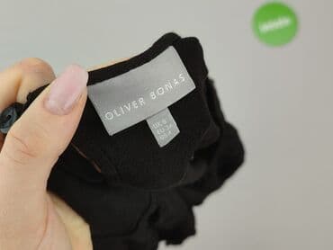 bluzki z bufiastymi rękawami czarne: Oliver Bonas, Bluzka damska, rozmiar S — 5