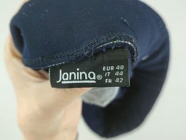 jeansy damskie podarte: Janina, Spodnie materiałowe damskie, rozmiar L — 4