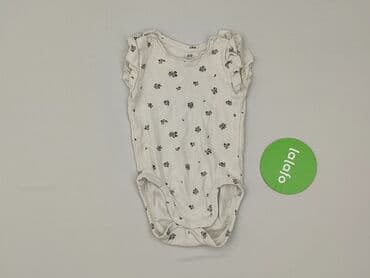 pluszowa kurtka z kapturem: Body, H&M, 3-6 months, 
condition - Good — 2