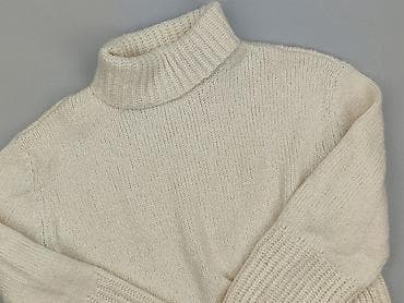 sweter oversize z golfem: Golf damski, rozmiar One size — 1