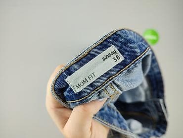 stradivarius mom fit: Jeansy damskie, rozmiar M — 5