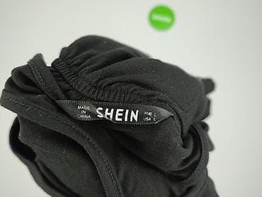 dkny kombinezon: Czarny damski kombinezon short SHEIN - Model: jednoczęściowy, krótkie — 4