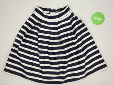 spódnice rozkloszowane granatowa: Spódnica damska, rozmiar L — 2