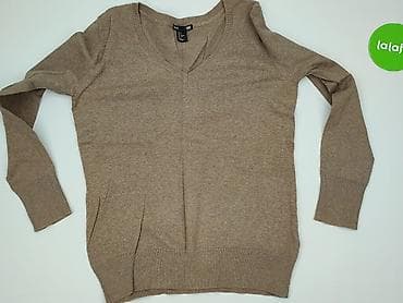 bluzki z hm: H&M Basic, Sweter damski, rozmiar M — 2