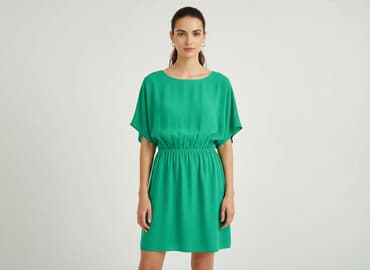 reserved sukienka butelkowa zieleń: United Colors of Benetton, Sukienka damska, rozmiar XS — 8