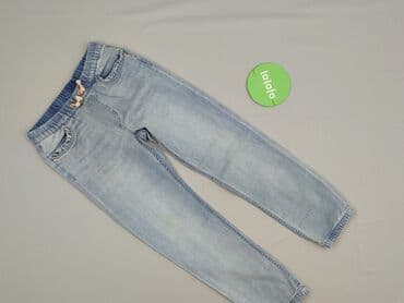 kombinezony zimowe dla dzieci h m: Spodnie jeansowe, H&M, 7 lat, 122, stan - Idealny — 2
