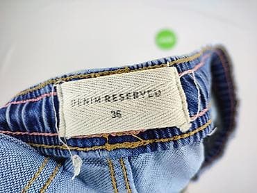 biale spodnie reserved: Jeansowe joggery damskie Reserved - Model: denim joggers - Kolor — 4