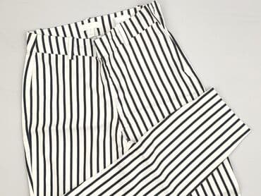 srebrny top h m: H&M, Spodnie materiałowe damskie, S — 1