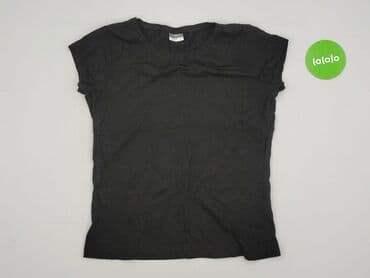 czarne t shirty w serek damskie: Beloved, T-shirt damski, rozmiar XL — 3